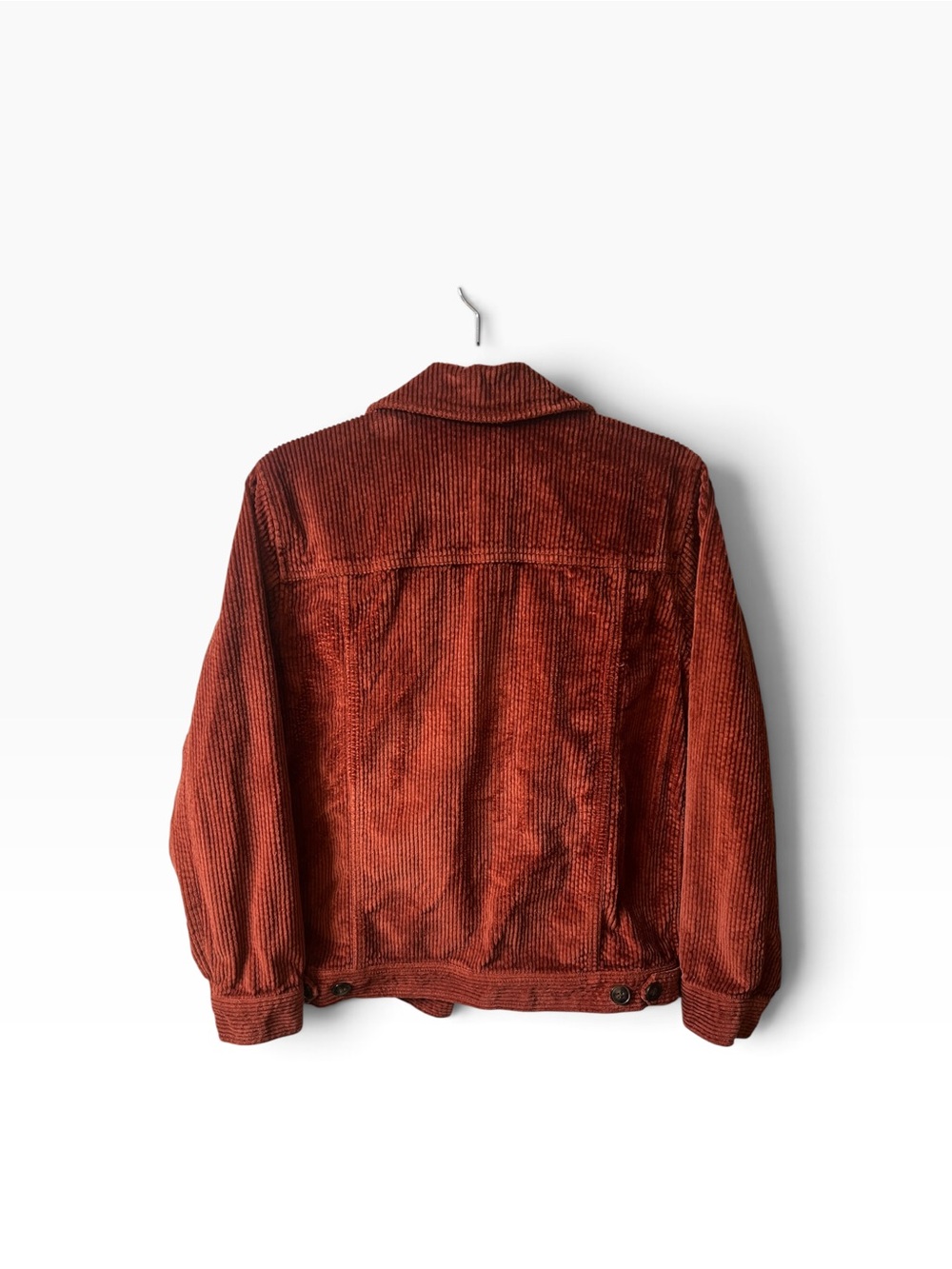 Madewell Rust-Red Corduroy Truck Jacket - Picture 2 of 5